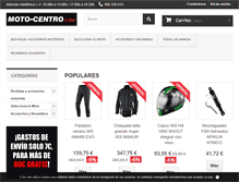 Tablet Screenshot of moto-centro.com